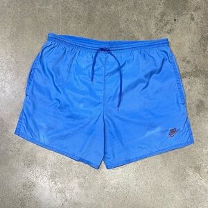Vintage 90s Nike Lined Nylon Running Athletic Shorts